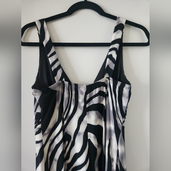 Zebra Print Tank Dress - Picture 8 of 12